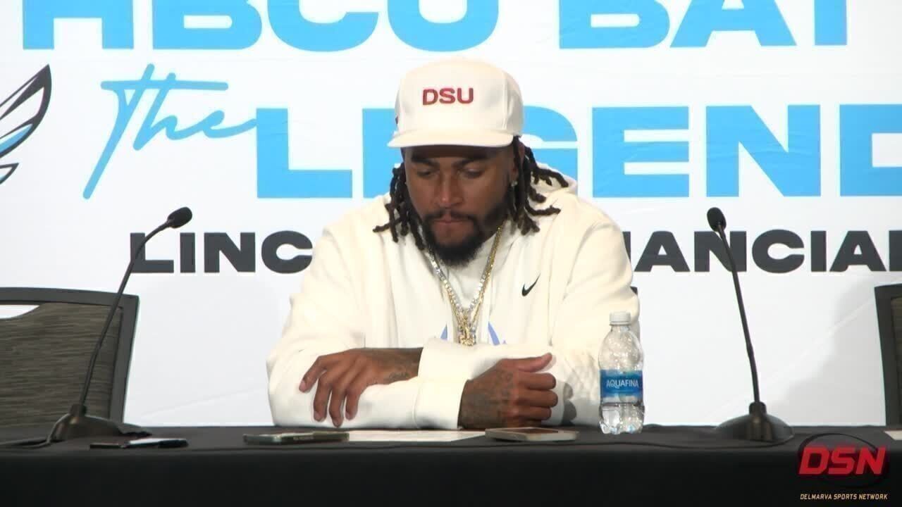 Post Game Press Conference: Delaware State Head Coach DeSean Jackson